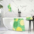 thumbnail image 6 of Lemons and Limes Cotton Towel Set 2 Piece, 1 Bath Towels 1 Washcloth, Soft Fast Dry Super Absorbent Face Hand Towel for Bathroom Hotel Gym Spa and Beach, 6 of 7