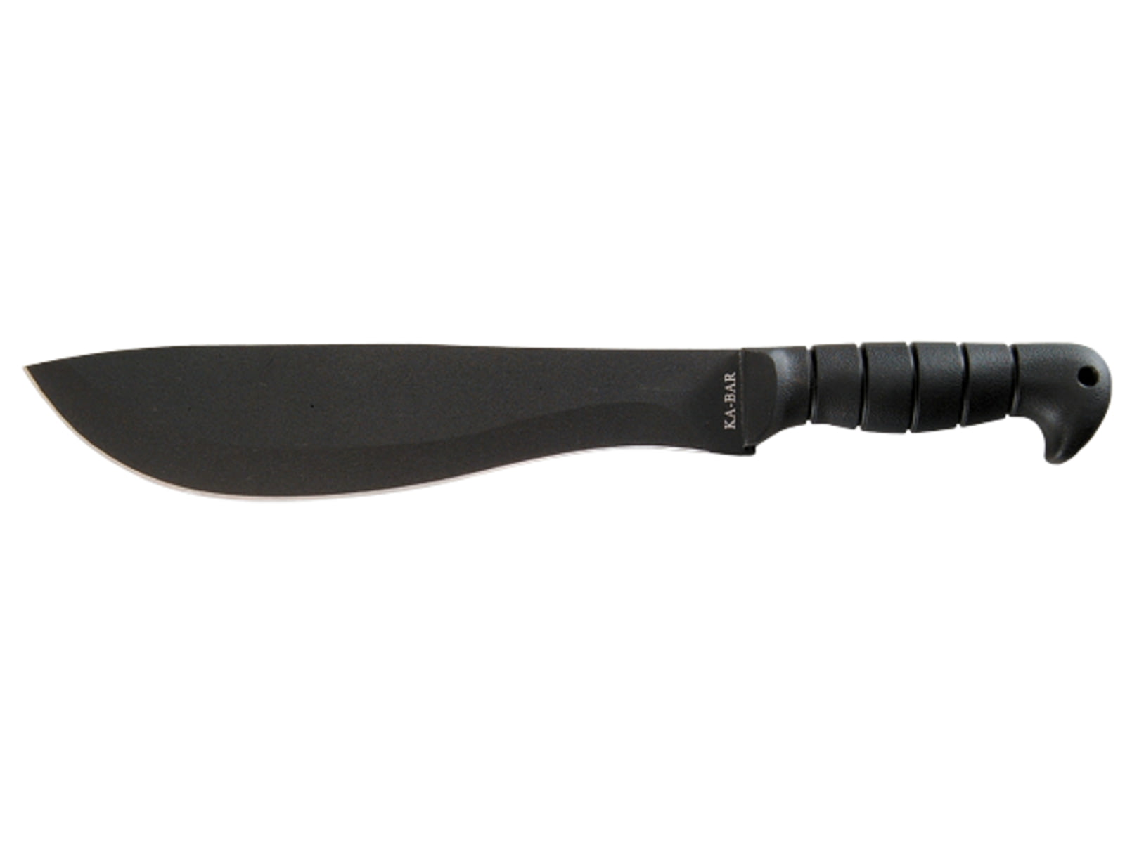 KA-BAR 16.5" 1085 Carbon Bowie Machete, Kraton Handle with Sheath, Black