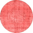 thumbnail image 1 of Ahgly Company Indoor Round Persian Red Bohemian Area Rugs, 3' Round, 1 of 4