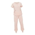 thumbnail image 2 of Uniforme de enfermería, conjunto de trabajo, ropa de enfermera, parte superior, pantalones, ropa de trabajo transpirable, ropa fina L, 2 of 9