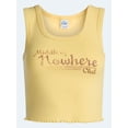 thumbnail image 5 of Kacey Lee Women's Middle of Nowhere Club Graphic Cutaway Tank Top, Sizes XS-XXL, 5 of 6