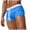 Sky Blue, variant on Fancifize Men's Swimwear Swimsuits Basic Quick Dry Swim Trunks Board Shorts for Men Color Block Drawstring Swim Shorts Bathing Suit