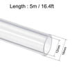 thumbnail image 2 of Uxcell Tubo de manguera de aire para transferencia de bomba de silicona transparente 1pcs 0.47'' x 0.63'', 2 of 5
