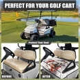 thumbnail image 4 of Whosucclay Elastic Golf Cart Seat Cover for Camping Winter, Breathable Anti-Scratch Golf Cart Seat Protector, Dog Football Flag, 4 of 6