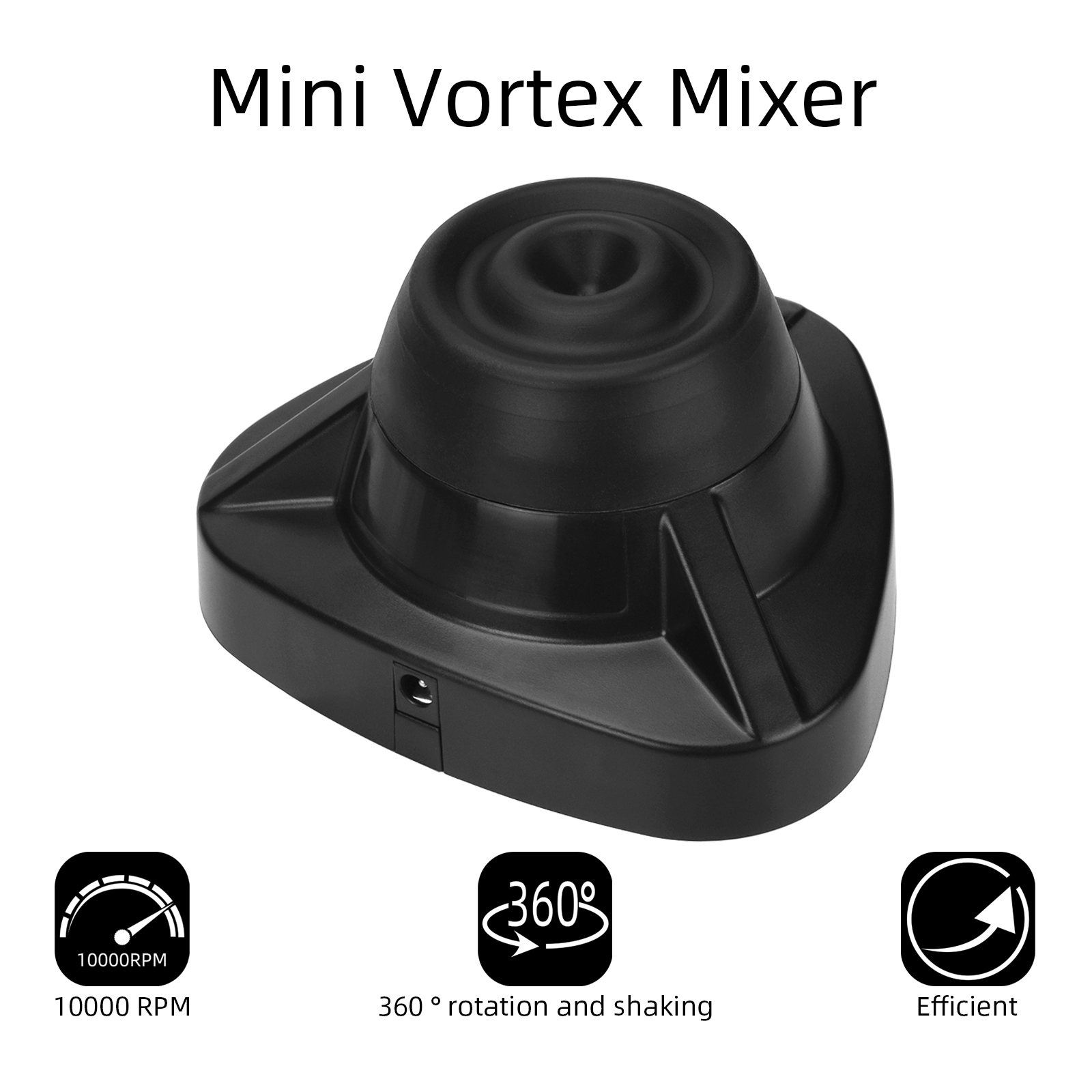 Lab Equipment 7000 RPM Mini Vortex Mixer - Rechargeable Paint & Lab ...