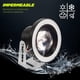 thumbnail image 5 of Faros auxiliares para motocicleta Ojo De Angel con base luz blanca azul Kinlley Negro, 5 of 9