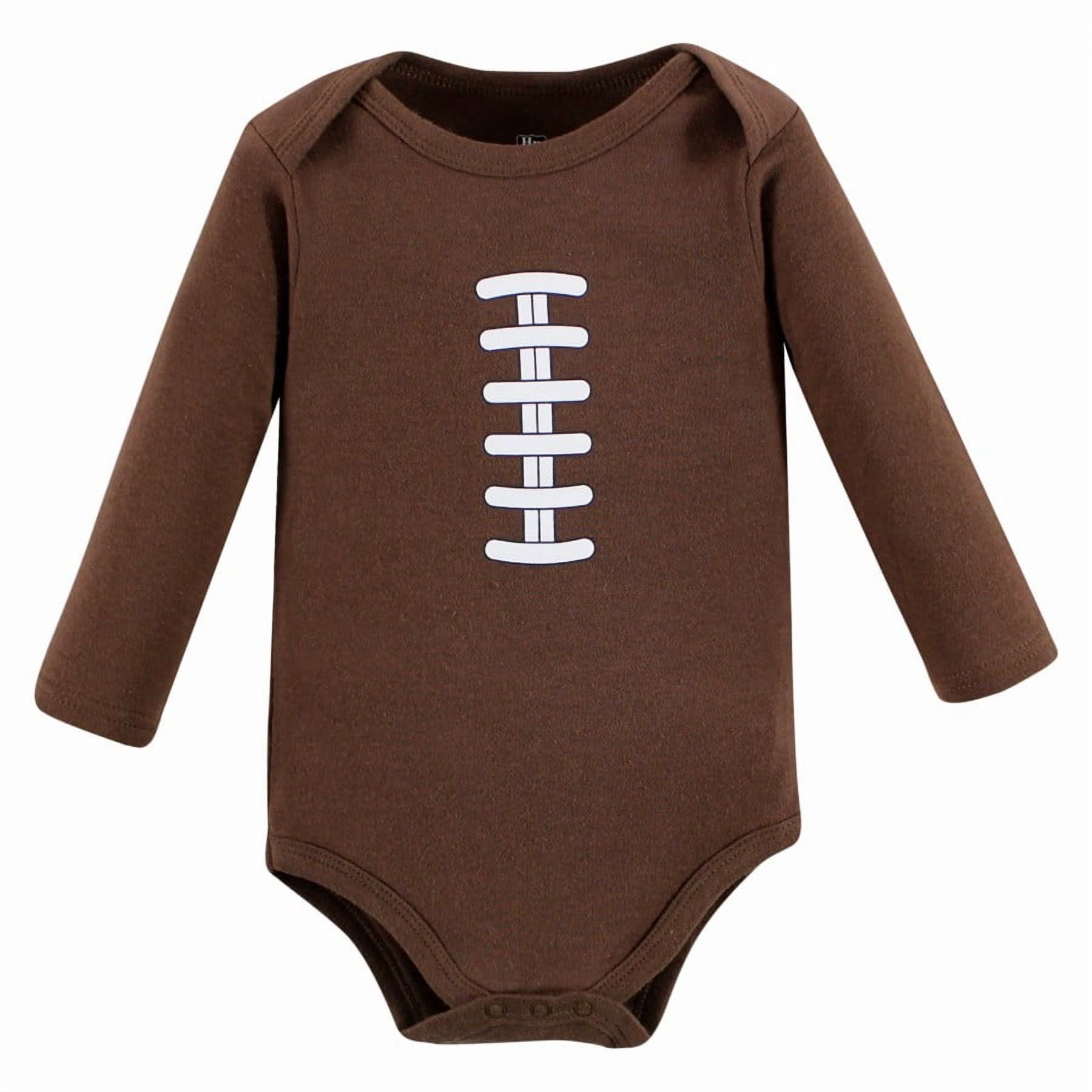 Hudson Baby Cotton Long-Sleeve Bodysuits, 5-Pack, Newborn- 24 Months