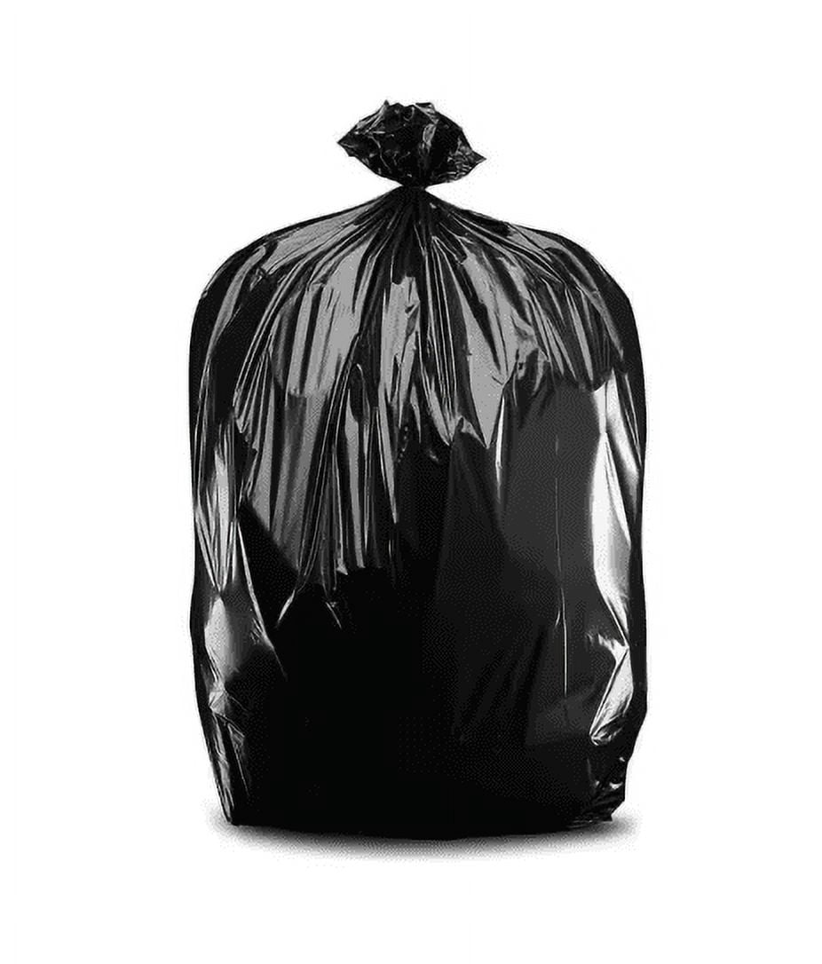 Black Garbage Bags - 100 Bags - 55-60 Galon Garbage Bags - Trash Bags - Black Large Trash Bags - Lawn And Leaf Bag - Plastic Outdoor Yard Waste Bag -55-60 Gallon Trash Bag - 38X58 Inc