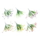 thumbnail image 3 of Ounissouiy 2 bolsas de flores decorativas de narciso de 7 puntas vibrantes para cualquier ocasión flores artificiales decorativas al aire libre Flores artificiales blanco, 3 of 6