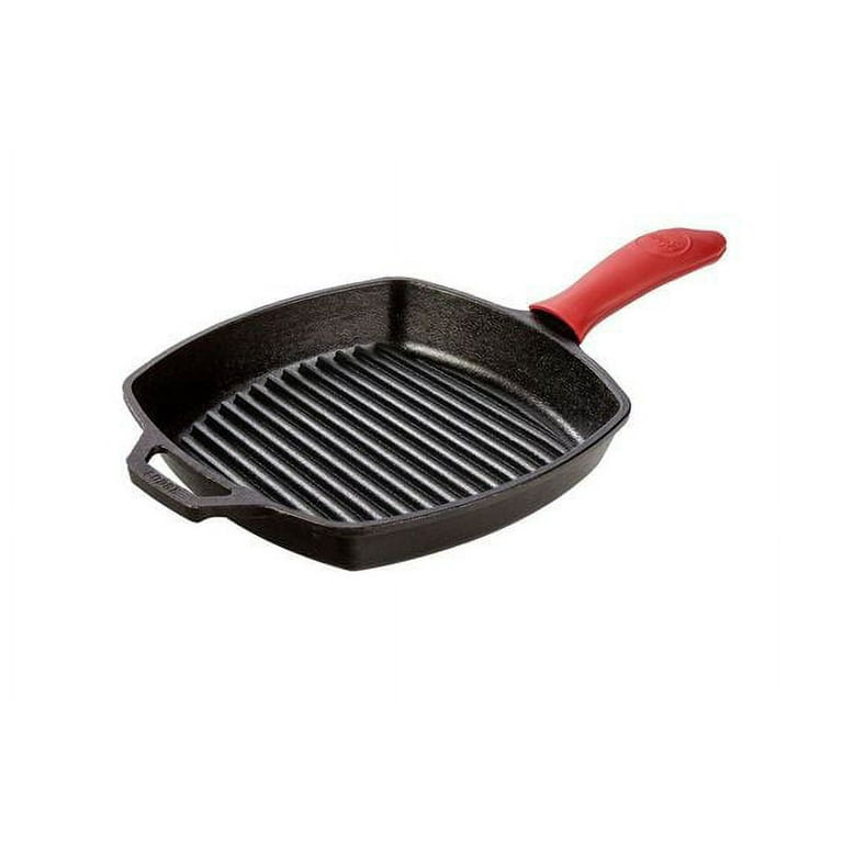 Lodge Red Silicone Pot Holder - Heat Resistant up to 450°F - Non-Slip Grip  - Imported - Cooking Essential in the Kitchen Towels department at