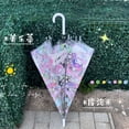 thumbnail image 4 of Cartoon Merleti Children's Umbrella Transparent Long Handle Girls Elementary School Students Sanrio Cute High Face Value Kulomi Umbrella, 4 of 5