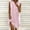Pink, variant on Sentmoon Long Dress Tshirt Dress Women Summer 2026 Striped Print Sleeveless Lapel Regular Fit Sun Dresses for Women for Sport and Athletic S-XXL