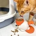thumbnail image 7 of FEOLGEHLY Clownfish Shape Pet Treat Dispenser Interactive Puzzle Feeder Toy, Slow Feeder Toy for Cats Dogs, Educational Food Dispenser Toy (Orange), 7 of 7