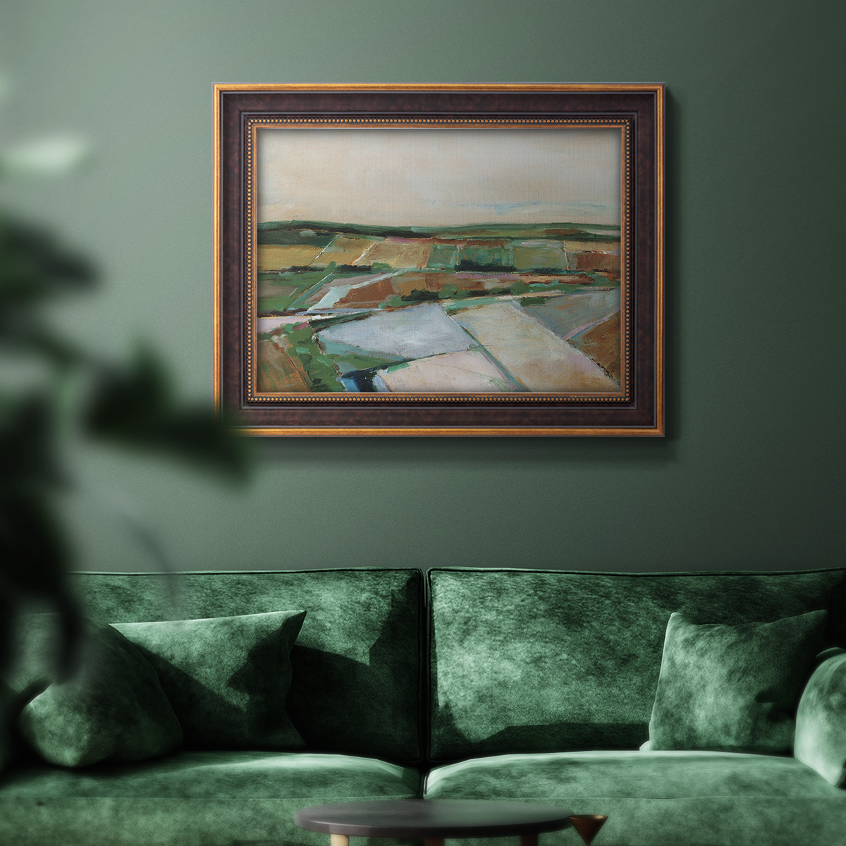 Pastel Fields II Premium Framed Canvas- Ready to Hang