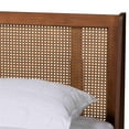 thumbnail image 4 of Pemberly Row Contemporary Wood Queen Size Platform Bed in Walnut Brown, 4 of 9