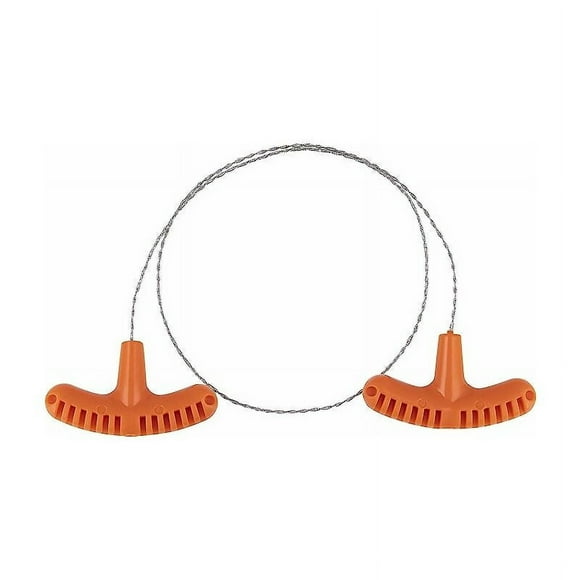 Wire saw cutting PVC pipe