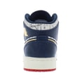 thumbnail image 3 of Nike Air Jordan 1 Mid SE Armory Navy/Metallic Gold FN1353-400 Men's Size 6.5 Medium, 3 of 4