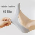 thumbnail image 3 of 6 Pair Ultra Low Cut Invisible Womens No Show Socks With Padding For Flats Loafer, Size 5-10, 3 of 7