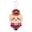 Kurimanju, variant on Gaiwos Train Attendant Series Chiikawa Plush Keychain 4 inches, Adorable Hachiware Stuffed Animal, Hachiware Plush Pendant for Backpack, Keychain Accessories, Gift for Fans and Kids