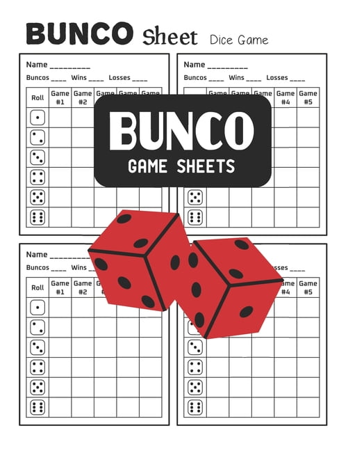 Bunco Game Sheets : Bunco Score Book (Paperback) - Walmart.com