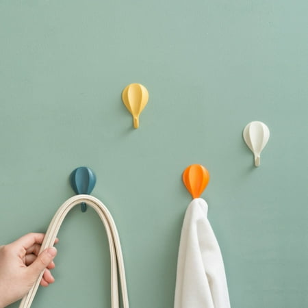 

Strong Viscose Wall-Hung Kitchen Seamless Hooks 8 Hot Hooks Hooks/Hangers/Holders Birthday Gifts for Women