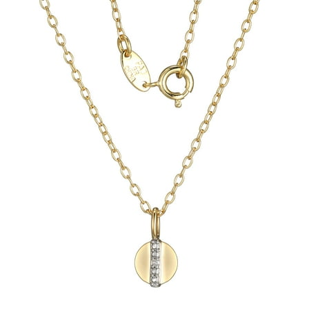 Forever Facets Diamond Accent Pendant Necklace