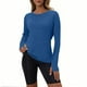 thumbnail image 2 of Sudaderas con capucha para mujer,Sudadera con capucha y abertura para el pulgar para mujer, de forro polar, manga larga, tejido de terciopelo suave, ropa informal para estar en casa, sopatenor, 2 of 9