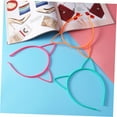 thumbnail image 4 of Toyvian 24Pcs Plastic Cat Ear Headbands Assorted Colors Adjustable Party Favors for Decoration, 4 of 8