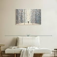 thumbnail image 2 of Elephant Stock Stroll Together Wall Art - Horizontal Multi Panel Canvas - Living Room Wall Decor - Love Multi Panel - Blue And Gray Decor By Ekaterina Ermilkina - 33" x 20", 2 of 8