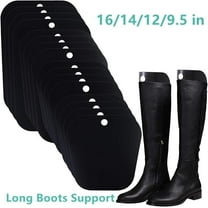 16 Pcs (8 Pairs) Boot Shaper Form Inserts Boot Stand Holder Reusable Tall Boot Support Boot Trees for Long Boots Black Boot Holder Shaper Boot Fillers for Women and Men Preventing Creasing Bending