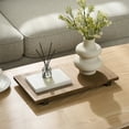 thumbnail image 2 of Home Décor Collection 8" x 15" Natural Wood Riser Decorative Tray, 2 of 5