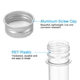 thumbnail image 3 of Uxcell 45ml Plastic Test Tubes with Screw Caps, 6Pcs 141x25mm Tubes for Party Decoration Lab Use, Silver Tone, 3 of 6