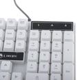 thumbnail image 4 of funtasica GTX300 Colorful RGB LED Illuminated Backlit Gaming Keyboard,USB Wired PC Rainbow white set, 4 of 9