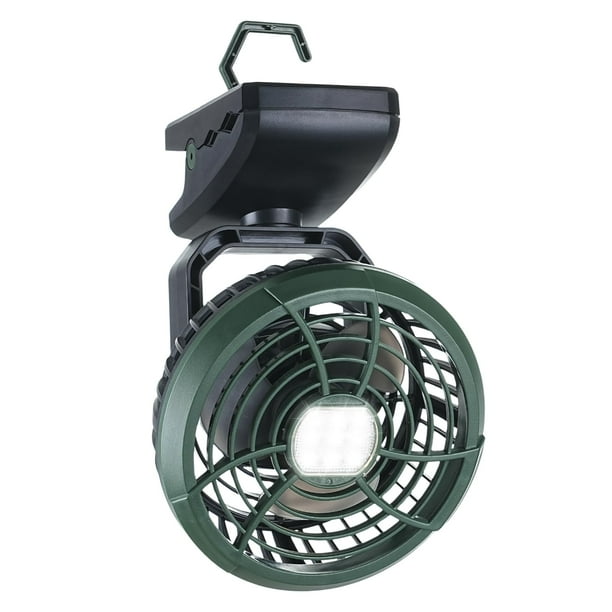 Ventilador de Camping Durapower con Sujetador y Linterna LED 5000mAh