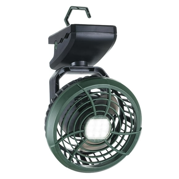 Ventilador de Camping Durapower con Sujetador y Linterna LED 5000mAh