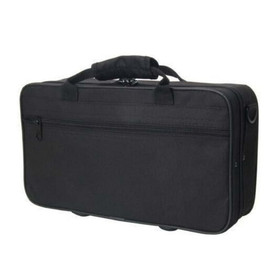 Wqmh Clarinet Gig Bag, Clarinet Case, Water Clarinet Bag Case Black Foam Padded Thickened Ox Cloth Storage Bag with Strap for Clarinet Case