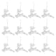 thumbnail image 1 of 18 PCS Nativity Decor Xmas Tree Toppers Xmas Tree Ornaments Glitter Hollow Reindeer Pendants, 1 of 3