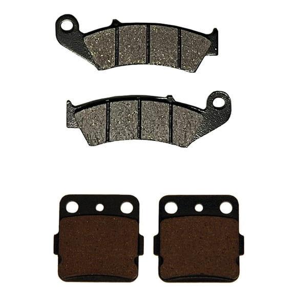 Factory Spec, Front & Rear Semi-Metallic Brake Pads for Honda ATC350X 3-Wheeler fits 1986