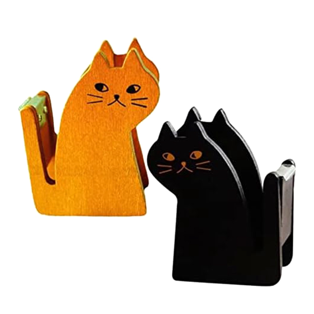 2 Pcs Support de Ruban pour Chats Rouleau de Ruban Distributeur de Ruban Faux Cils Distributeur de Ruban Amusant