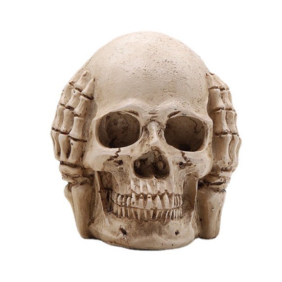 Naiovety Resina Exquisita Calavera resplandeciente de Halloween - Materiales de decoración para fiestas Luces de calavera resplandecientes no Type3 NO3
