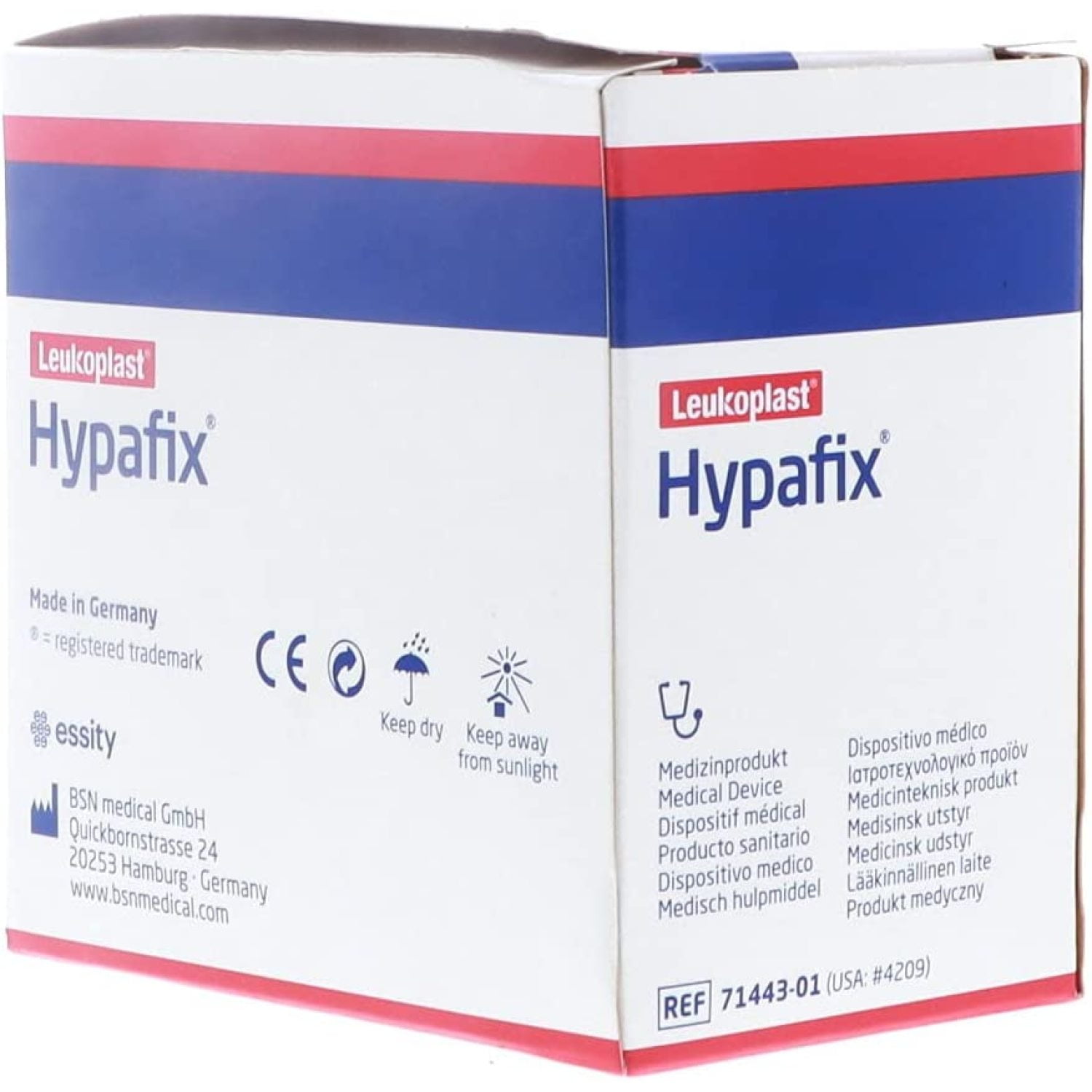 Hypafix Dressing Retention Tape 2 Inch x 10 Yards Each 3 Pack