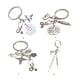 thumbnail image 5 of Matsuzay Bolso cartera llavero bandolera bolsa cortaúñas titular adorno colgante llavero de Metal decoración regalo de cumpleaños Almacenamiento y organización del hogar E2180 Matsuzay HA076219-03, 5 of 6