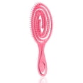 thumbnail image 2 of Dientes finos PP Peine Scalp Masaje enderezamiento Pincel Masajeador Profesional Barberos Salón Portátil Viajes Estilismo Herramientas Rojo AweSitey CE001318-05, 2 of 7