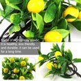 huntermoon Mini Potted Plant Simulation Lemon Pots Artificial Kumquat