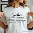 thumbnail image 2 of Teacher Definition T-Shirt, Inspirational Quote Tee for Educators, 2 of 10