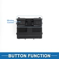 thumbnail image 3 of Interruptor de ventana eléctrica lateral frontal único para Jeep Wrangler 2011-2018 No.68156218AC, 3 of 7