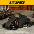 thumbnail image 7 of Anvirtue Leather Mobile Phone Bag Universal Multifunctional Belt Pack Men Waist Case Holster Cover Belt Wallet Carrying Phone Wallet, 7 of 7
