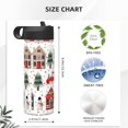 thumbnail image 4 of Lsque Christmas Houses Pattern 18oz Sports Insulated Kettle With Straw Insulated Water Bottle Insulated Tumbler For Men Womans Sports Insulated Kettle, 4 of 8