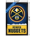 thumbnail image 3 of NBA Denver Nuggets - Logo 18 Wall Poster, 14.725" x 22.375", Framed, 3 of 5