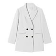 thumbnail image 3 of Casual Blazers for Women 2025 Long Sleeve Lightweight Notch Lapel Collar Open Front Business Casual Work Office Jacket, 3 of 5